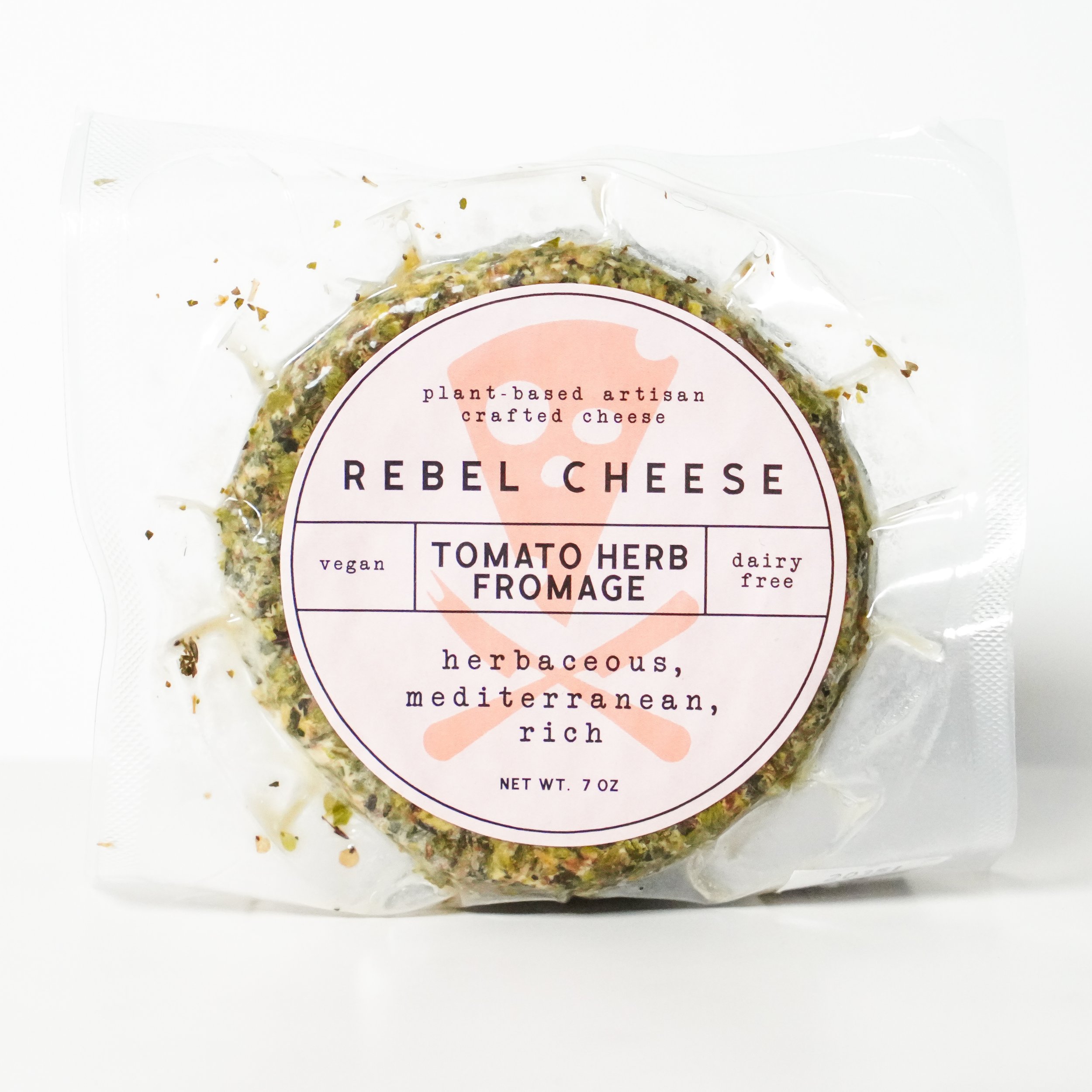 Vegan Tomato Herb Fromage | Rebel Cheese, TX