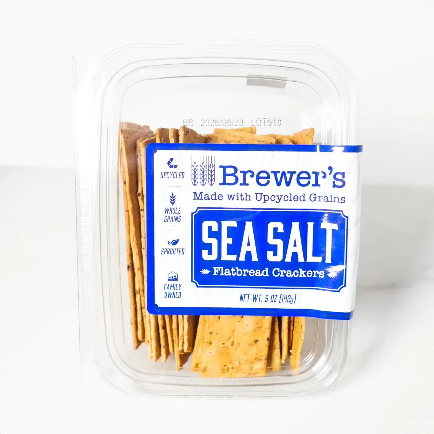 Sea Salt Flatbread Crackers | Brewer's Foods, MA