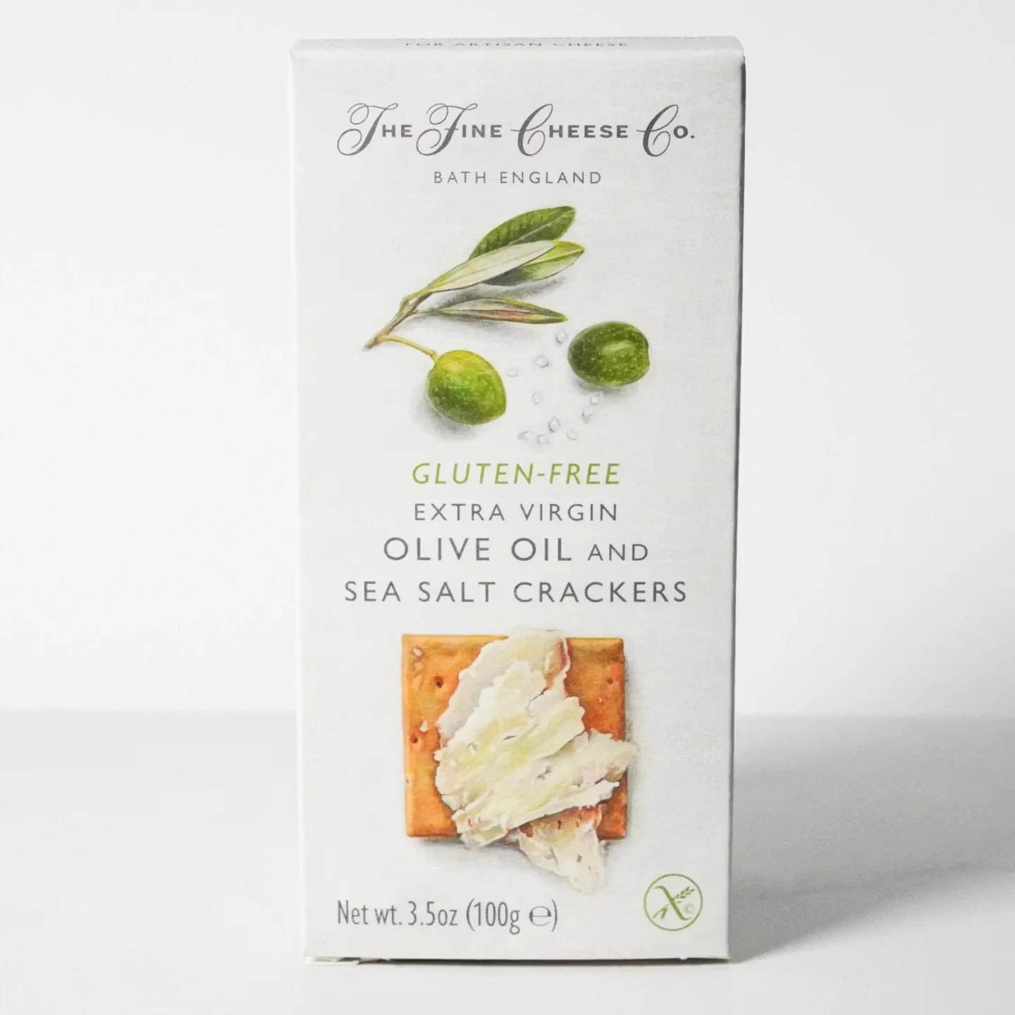 Gluten-Free Olive Oil & Sea Salt Crackers | Fine Cheese Co., UK