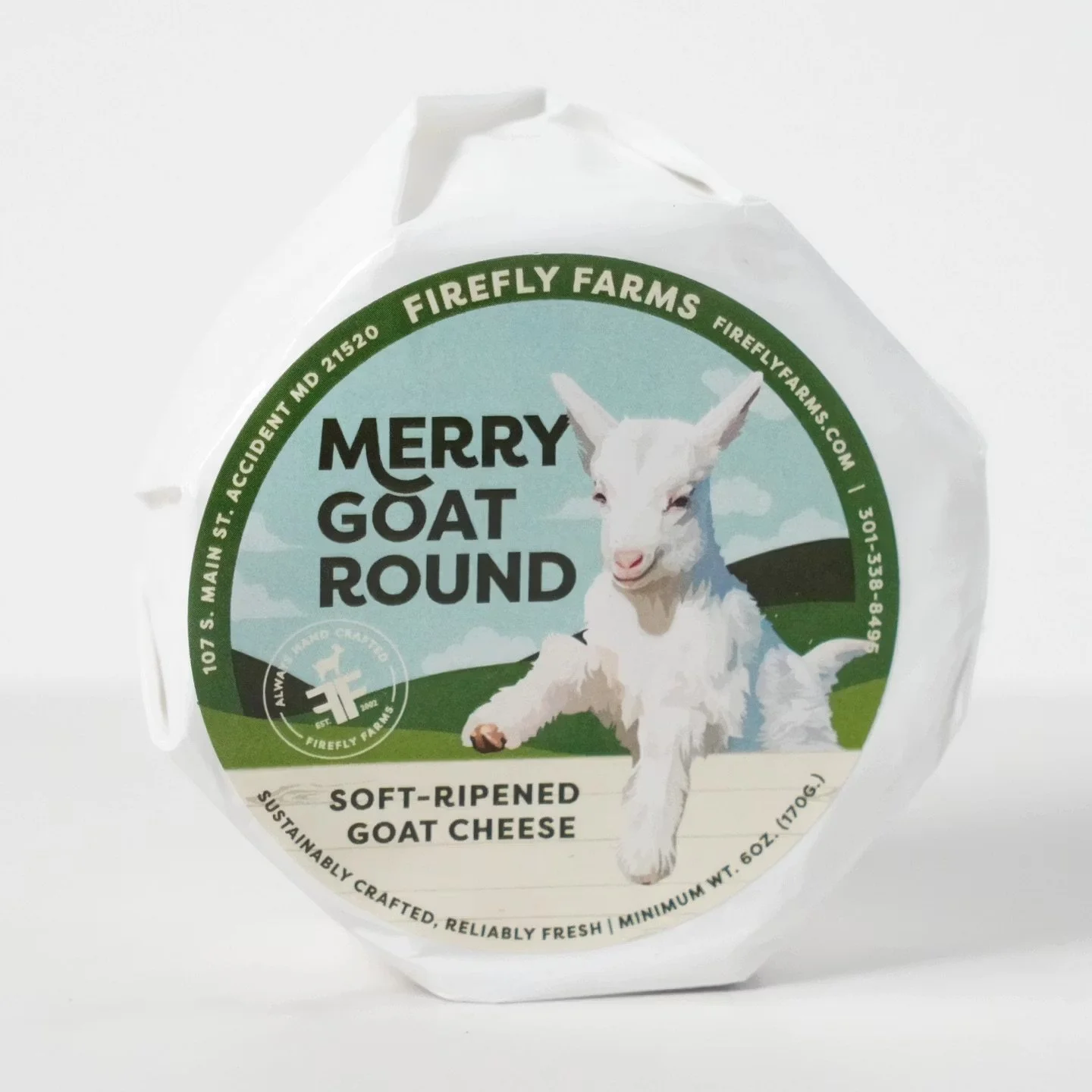 Merry Goat Round 6oz | Firefly Farms, MD