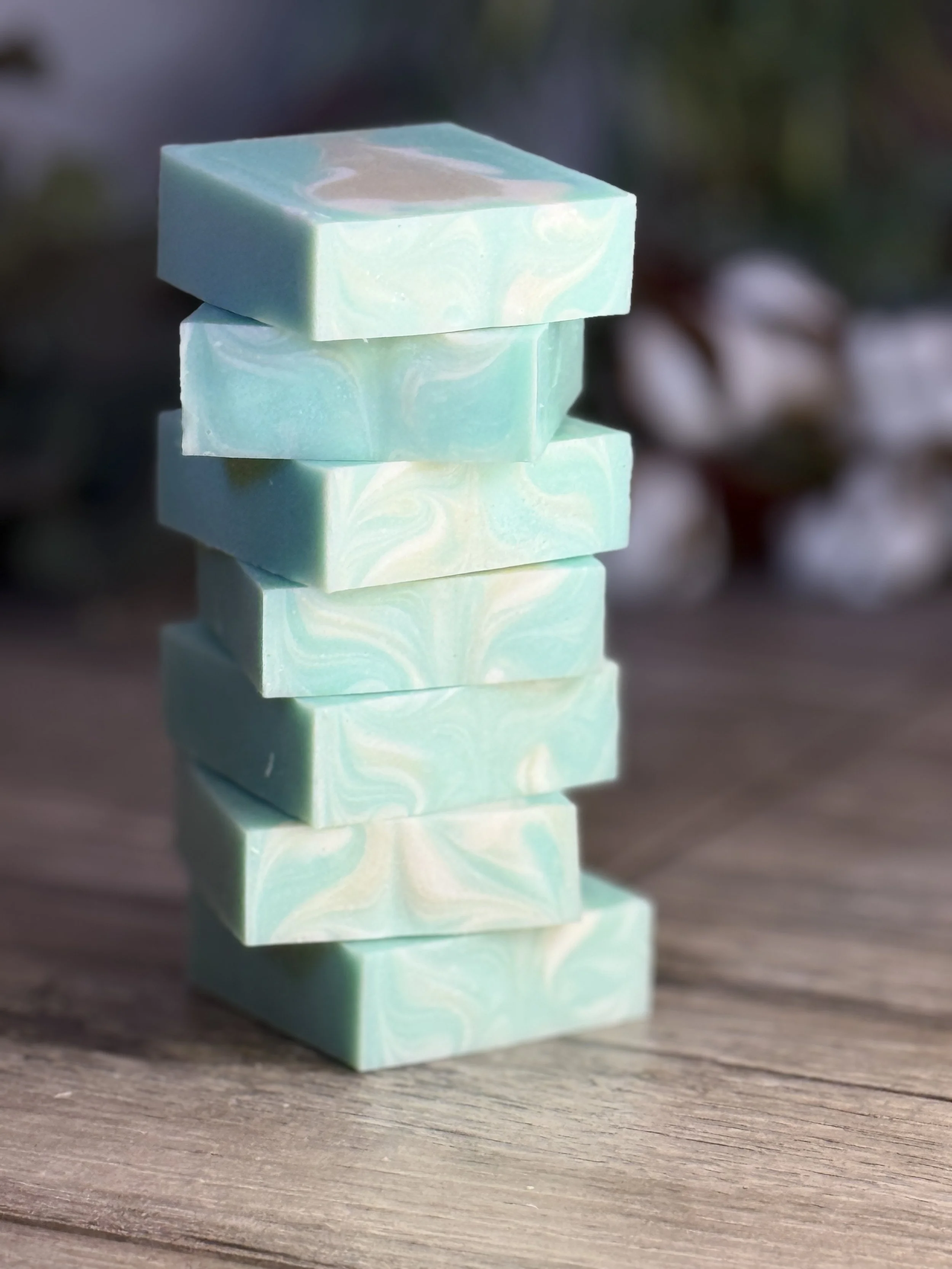 Cucumber mint beef tallow soap