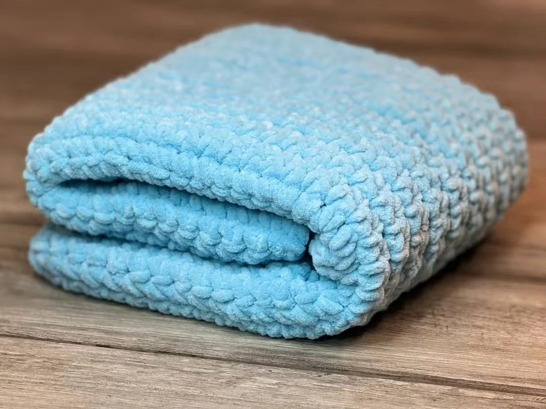 Luxurious Blue Sky Baby Blanket
