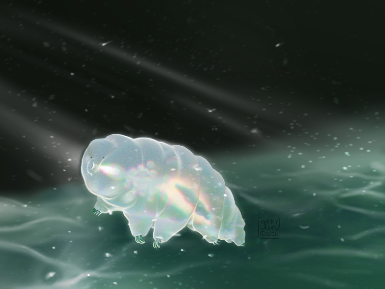 Tardigrade 3D Sculpt & Infographic