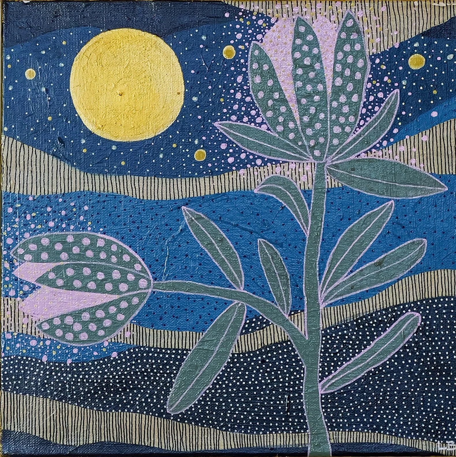ORIGINAL “Flower Under the Moon”
