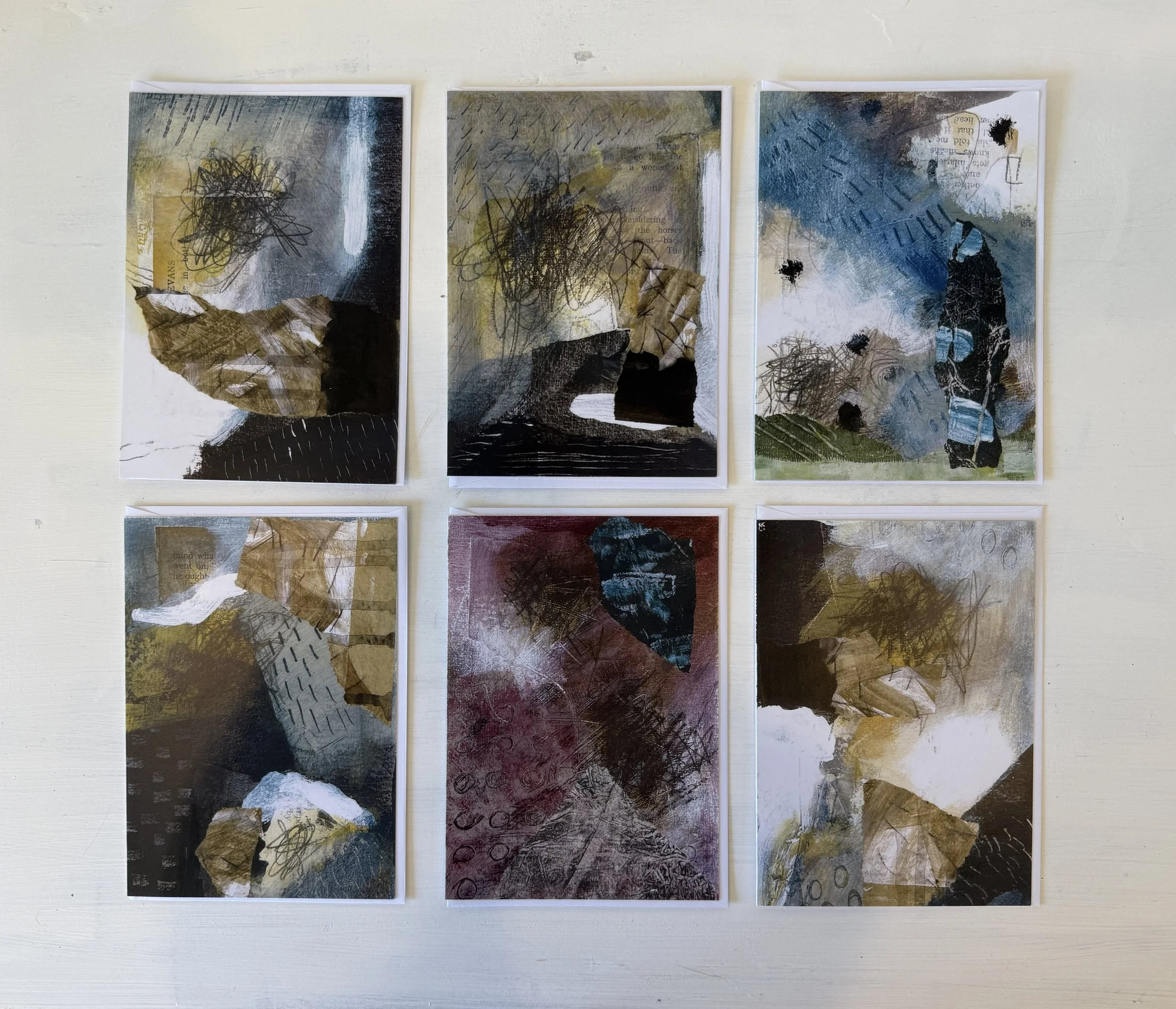 FOLDED CARD Bundle Option Chaos Print (6 cards)