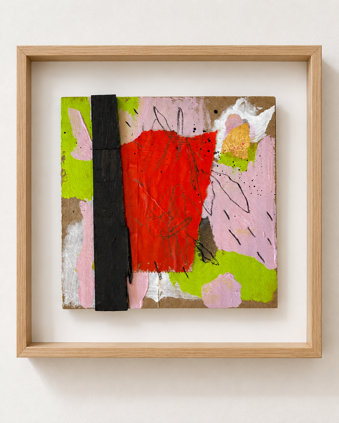 Pale oak shadowbox with gold-leaf collage-1.png
