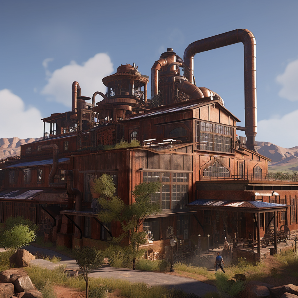 gschumsky_a_10000_sf_industrial_steampunk_factory_building_with_a89039d6-d3a2-48dc-b0ee-2d70f1198b67.png