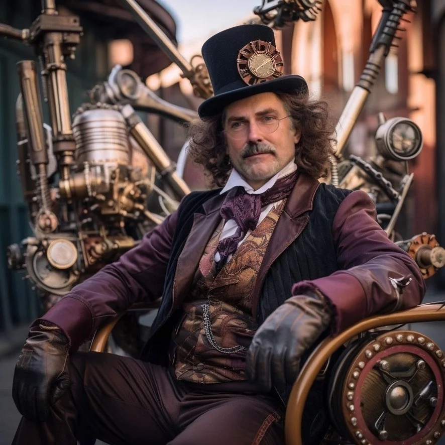  
 Jonathan Scrimshaw 
 Local Inventor/Philanthropist/Creator of the S.T.E.A.M. aesthetic 
 