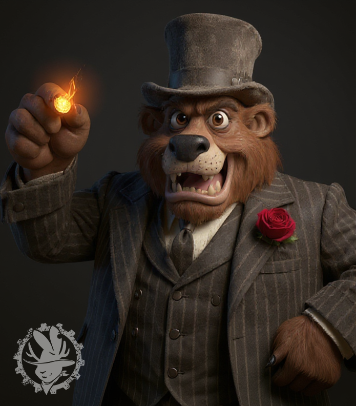  
 Mayor Rudy Berry 
 Mayor of Jackalope Junction and the once great Mighty Oak Springs. Opportunist and always found with his paws in the honey pot. 
 