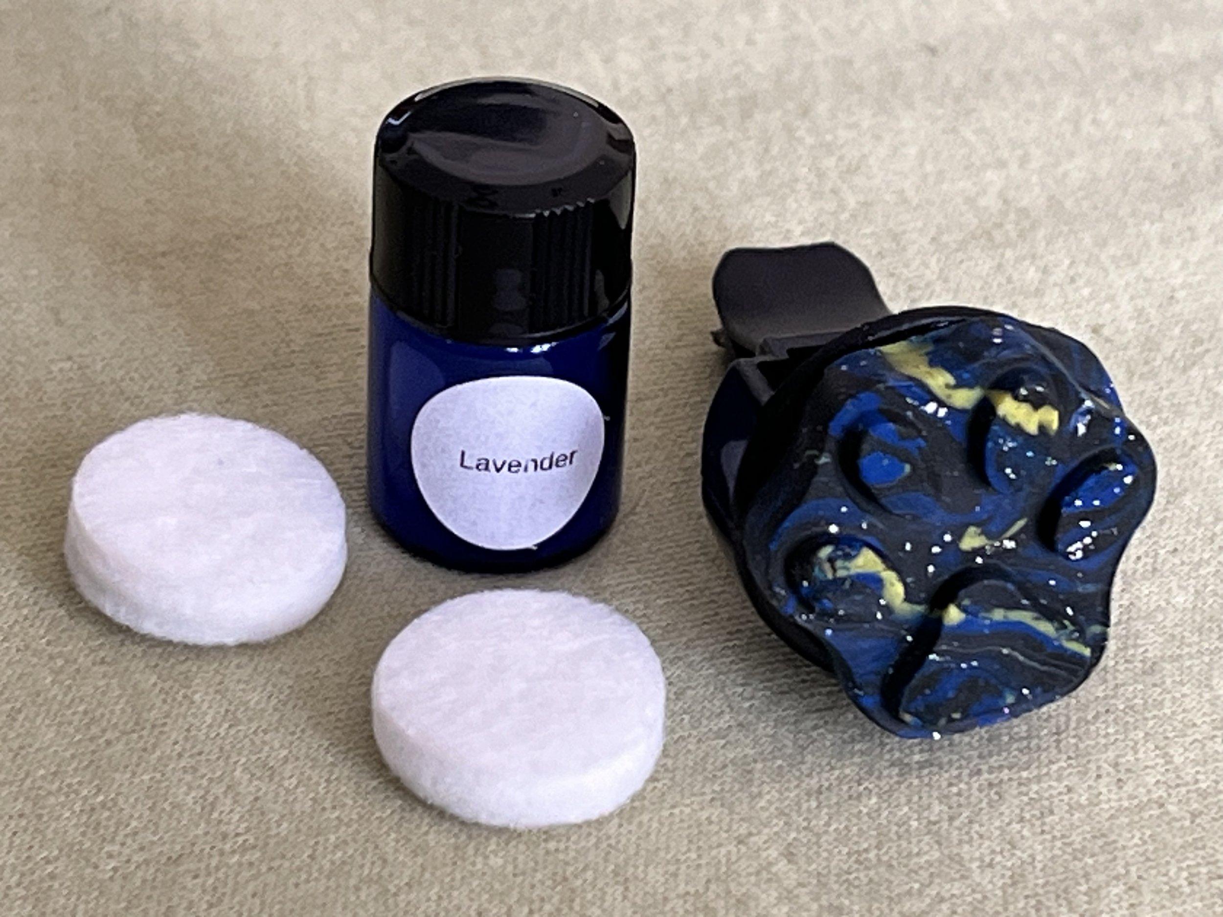 Paw Print Refillable Car Air Freshener-Blue