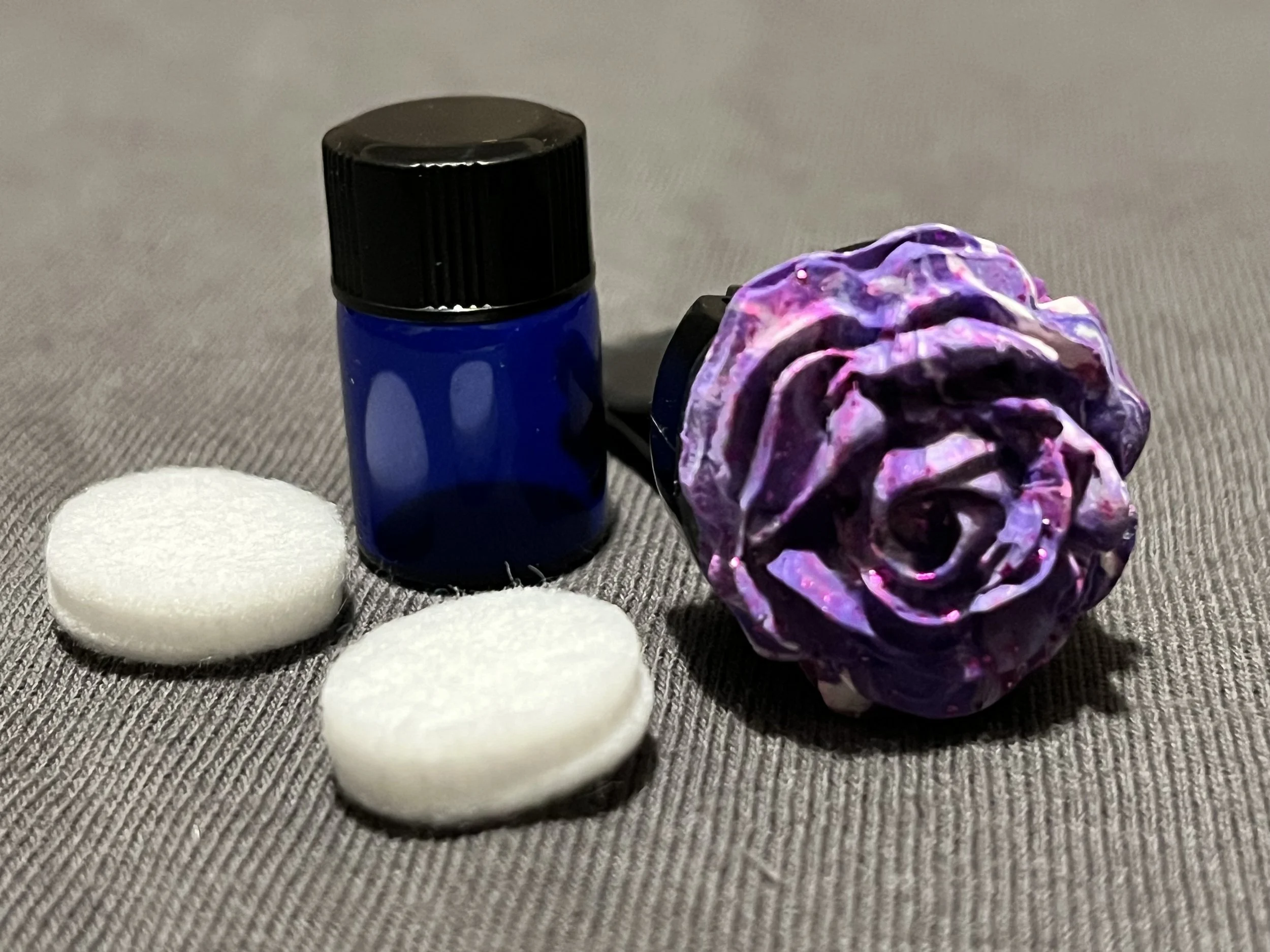 Purple Rose Car Air Freshener