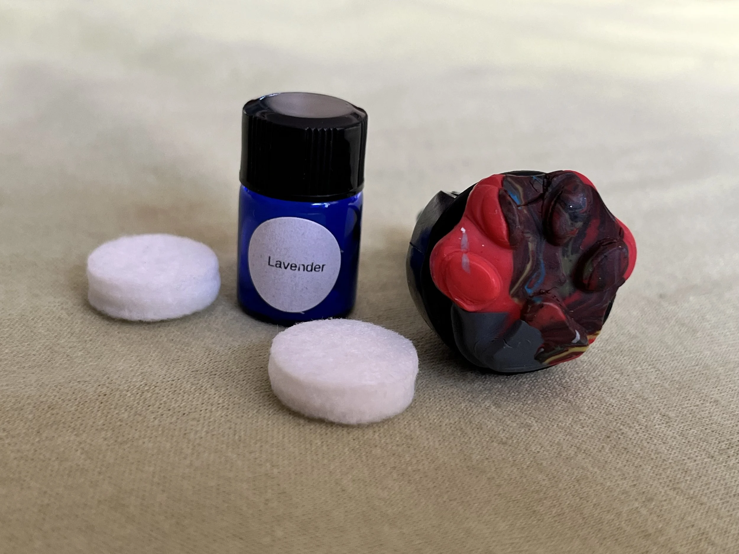 Paw Refillable Car Air Freshener-Red