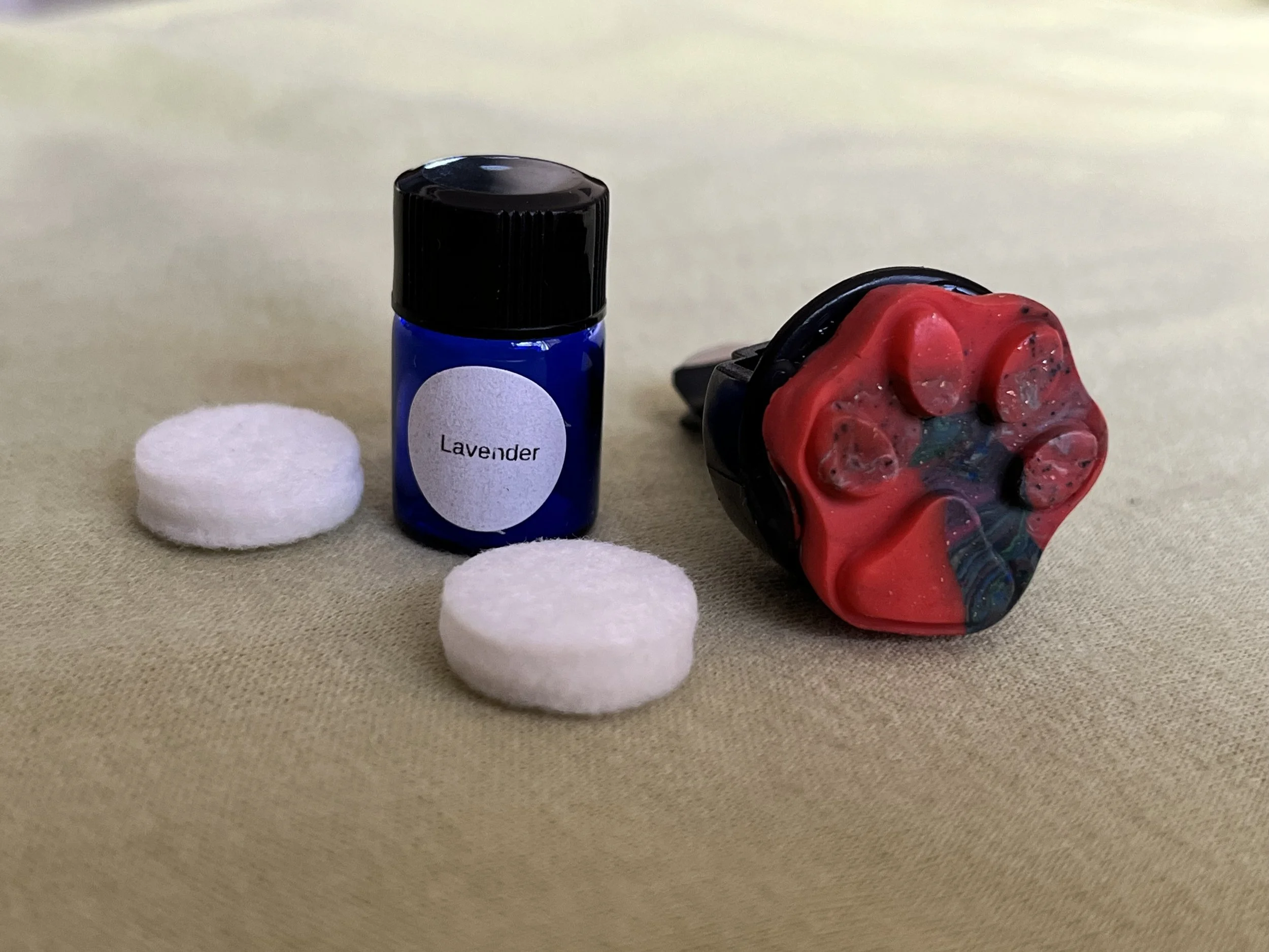 Paw Refillable Car Air Freshener-Red Black