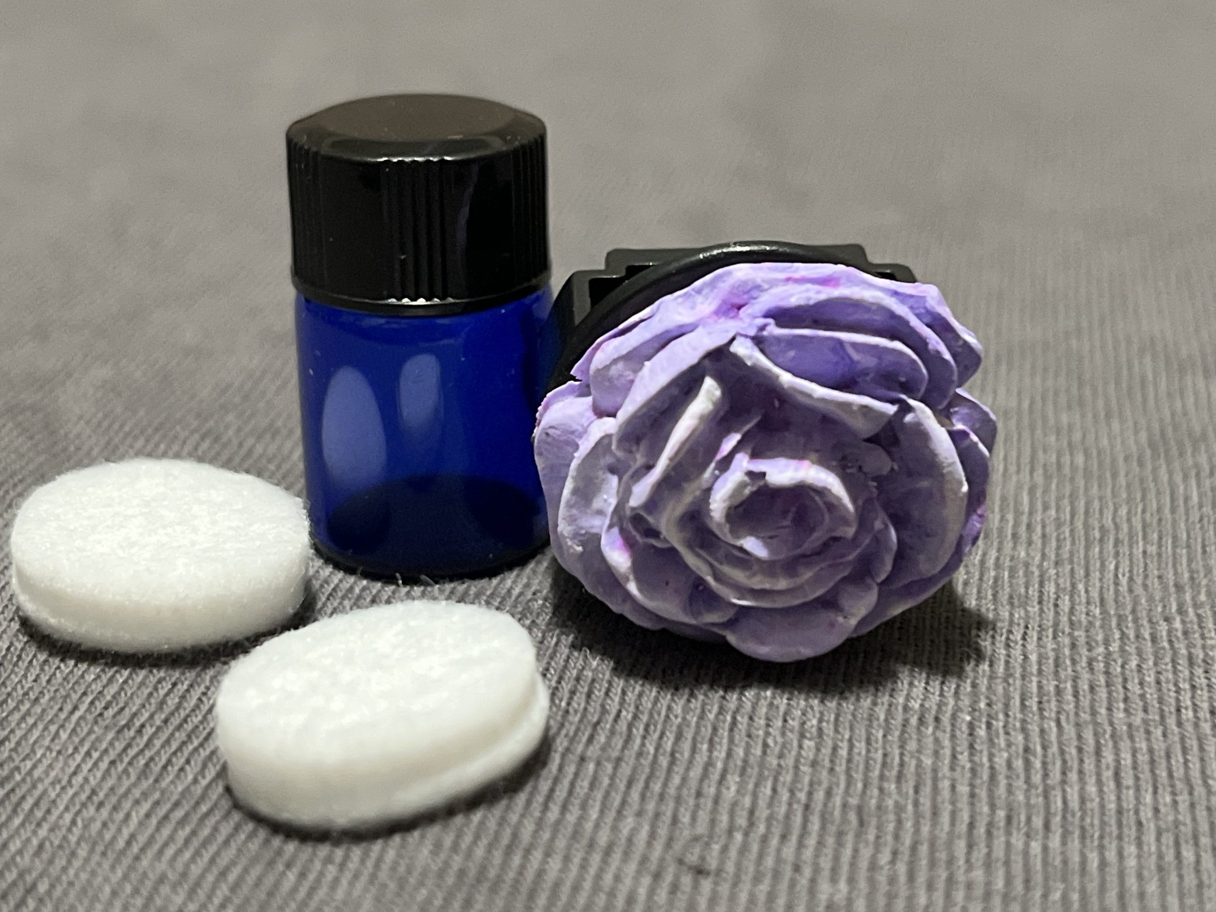 Purple Rose Car Air Freshener