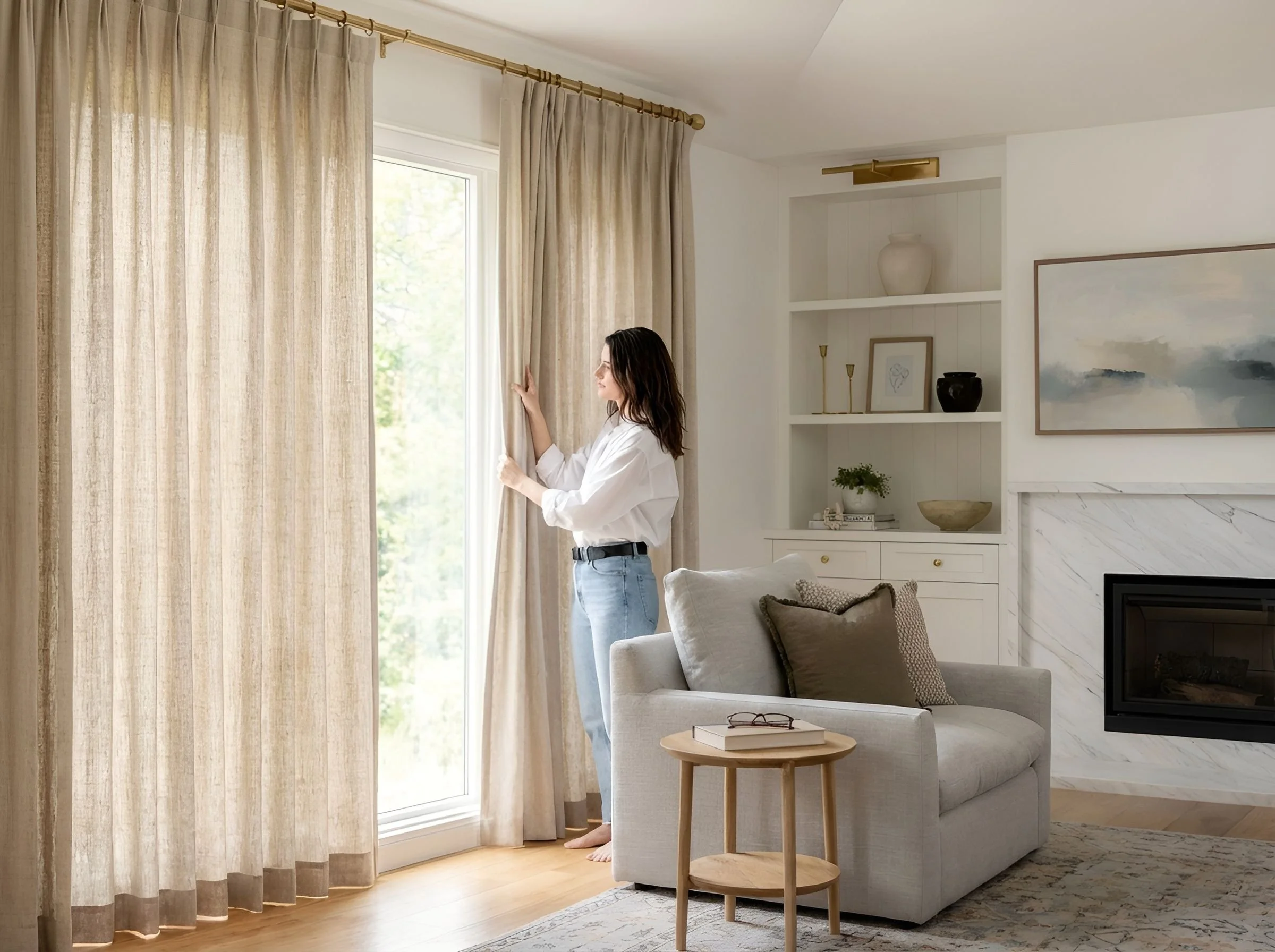 Manual Window Treatment in sonoma county