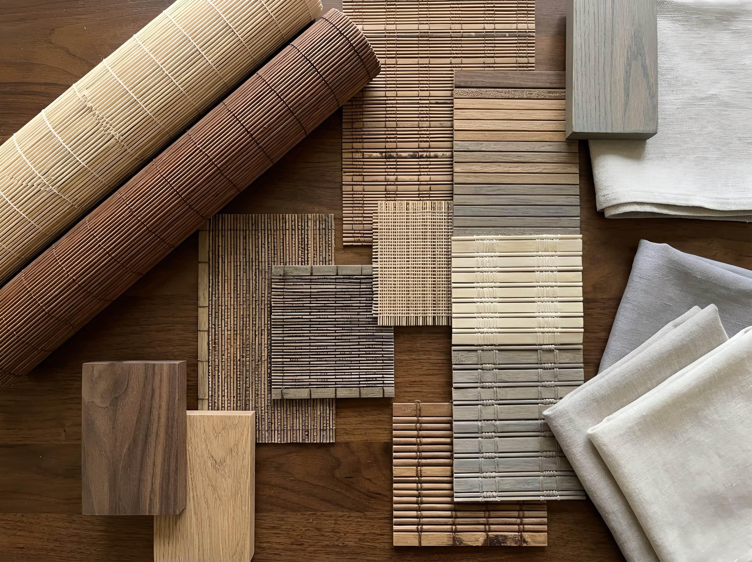 Woven wood shading options