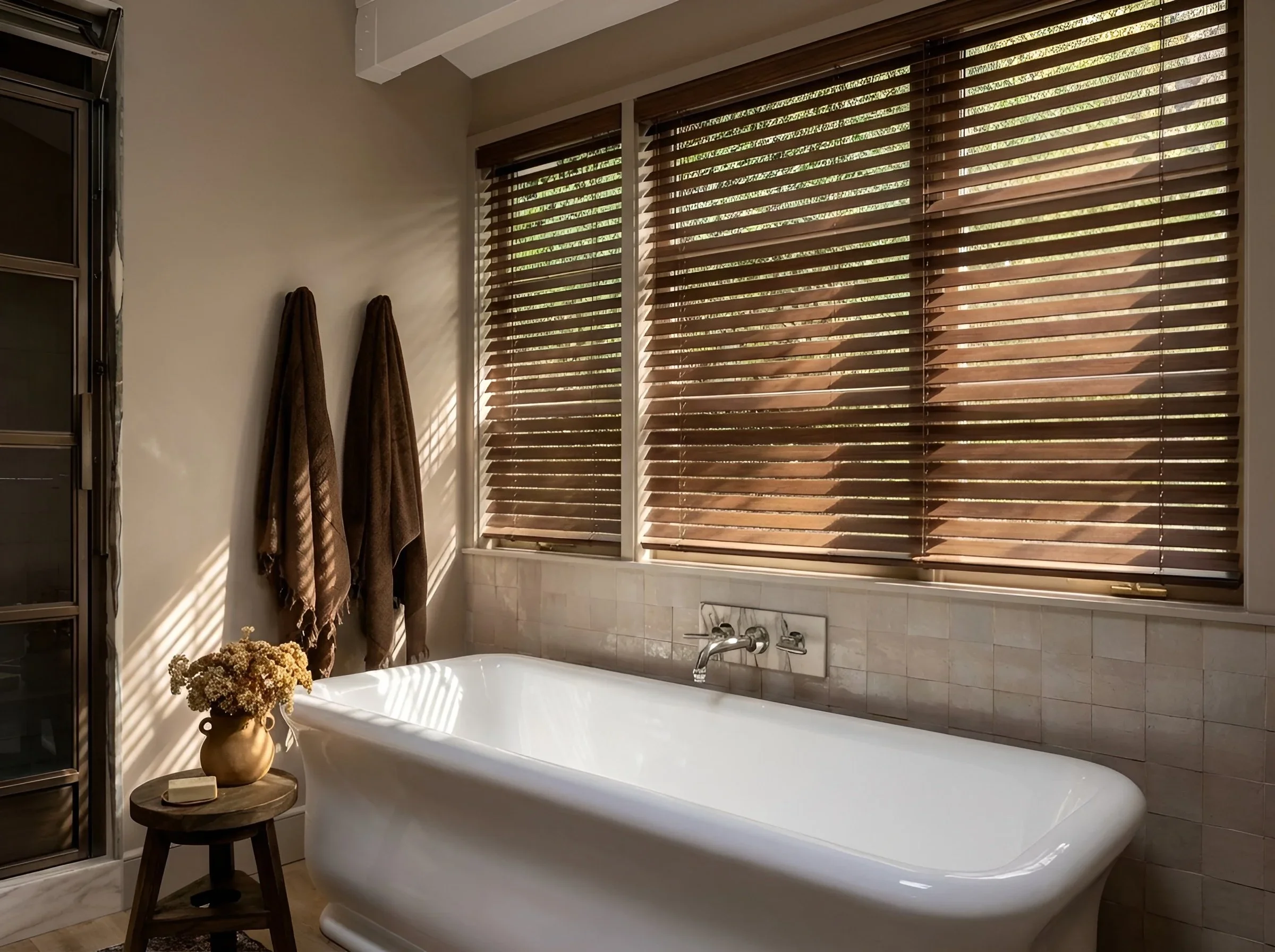 Real Wood Shutters installed in Napa California