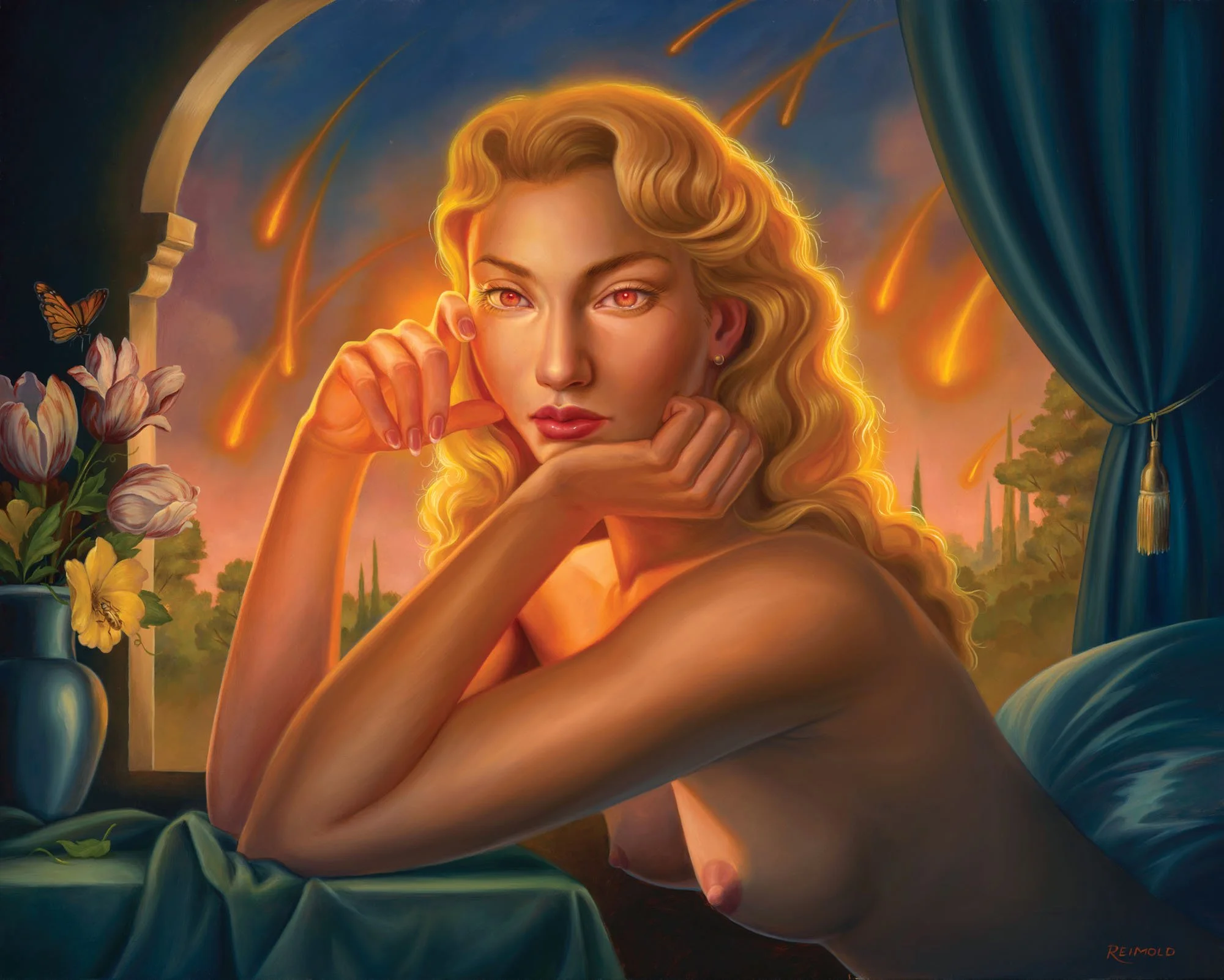 Harbinger, 24x18, oil on board