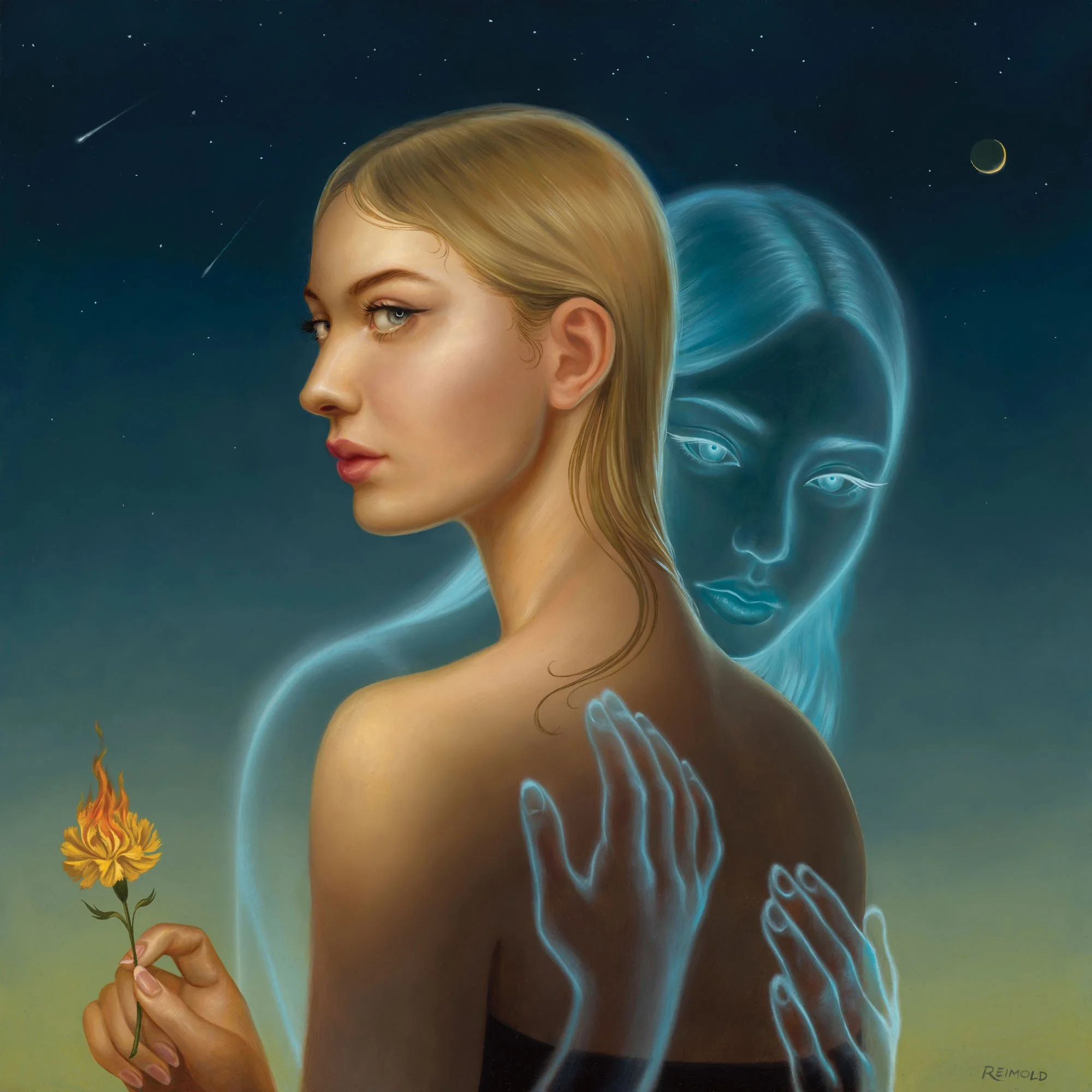 Anywhere you go there I am too, 12x12, oil on board