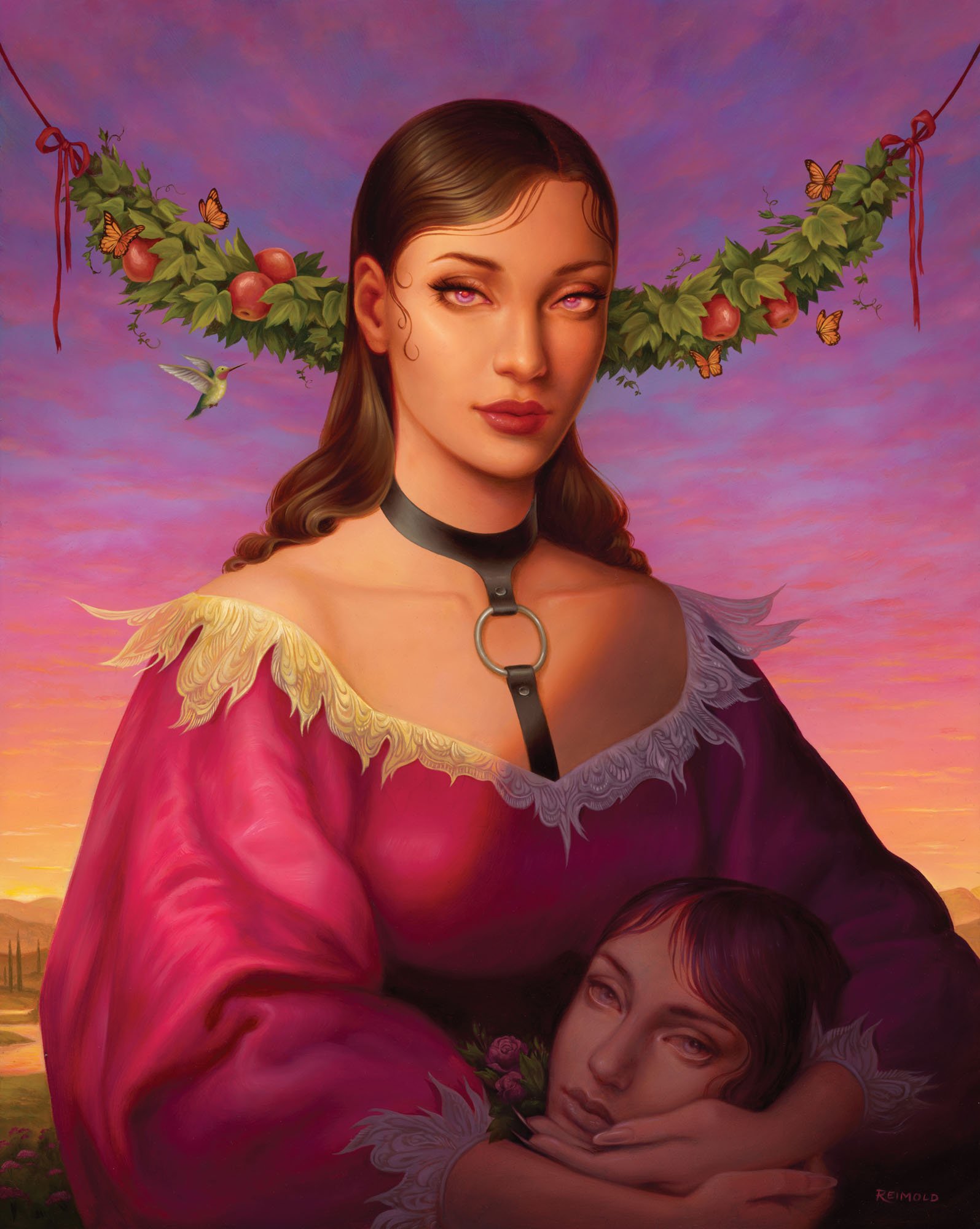 Madonna of the Open Sky, 16x20, oil on board