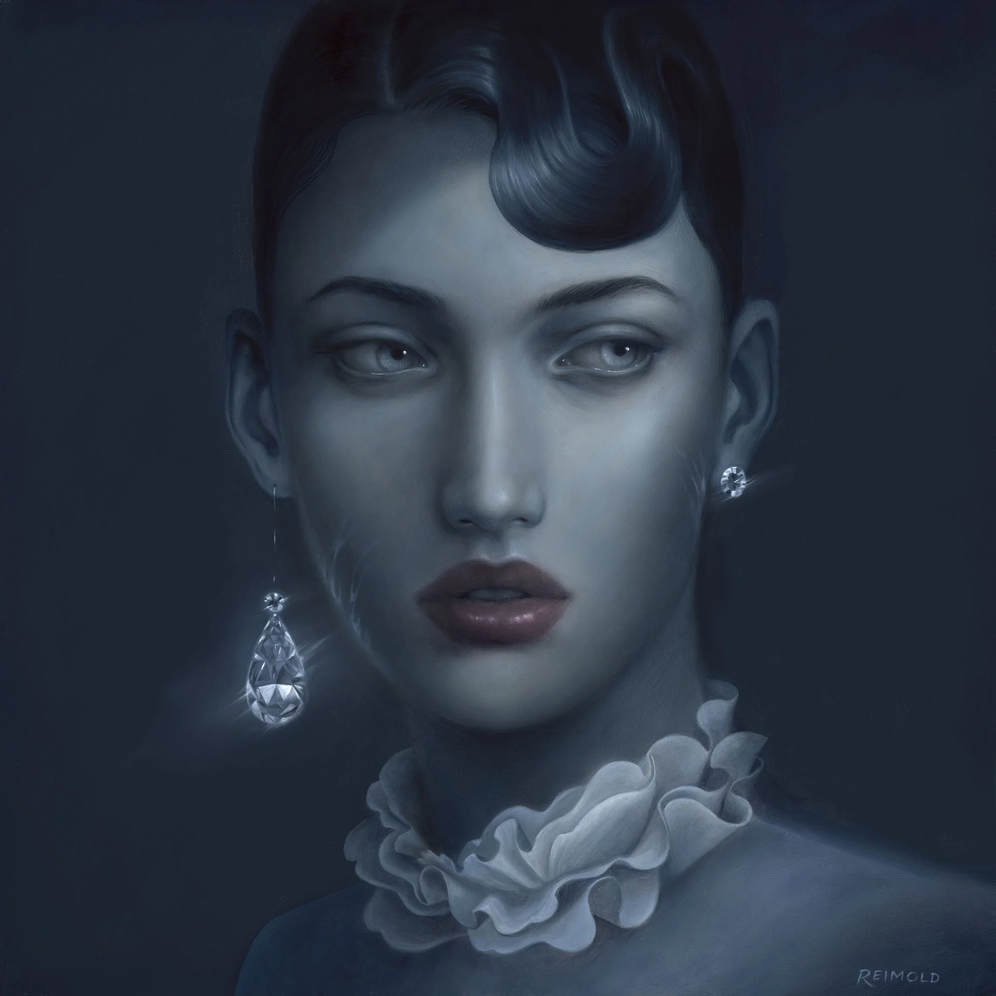 Fractal Visions, 12x12, oil on board