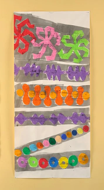 Trackways: Craypas Color