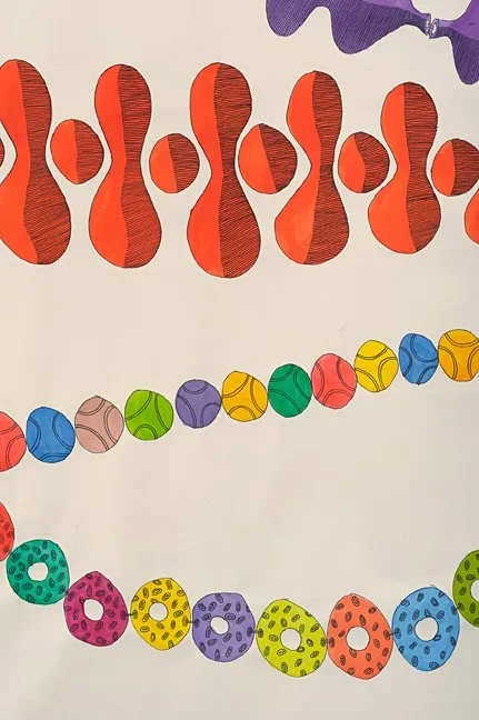 Trackways: Marker Ink DETAIL