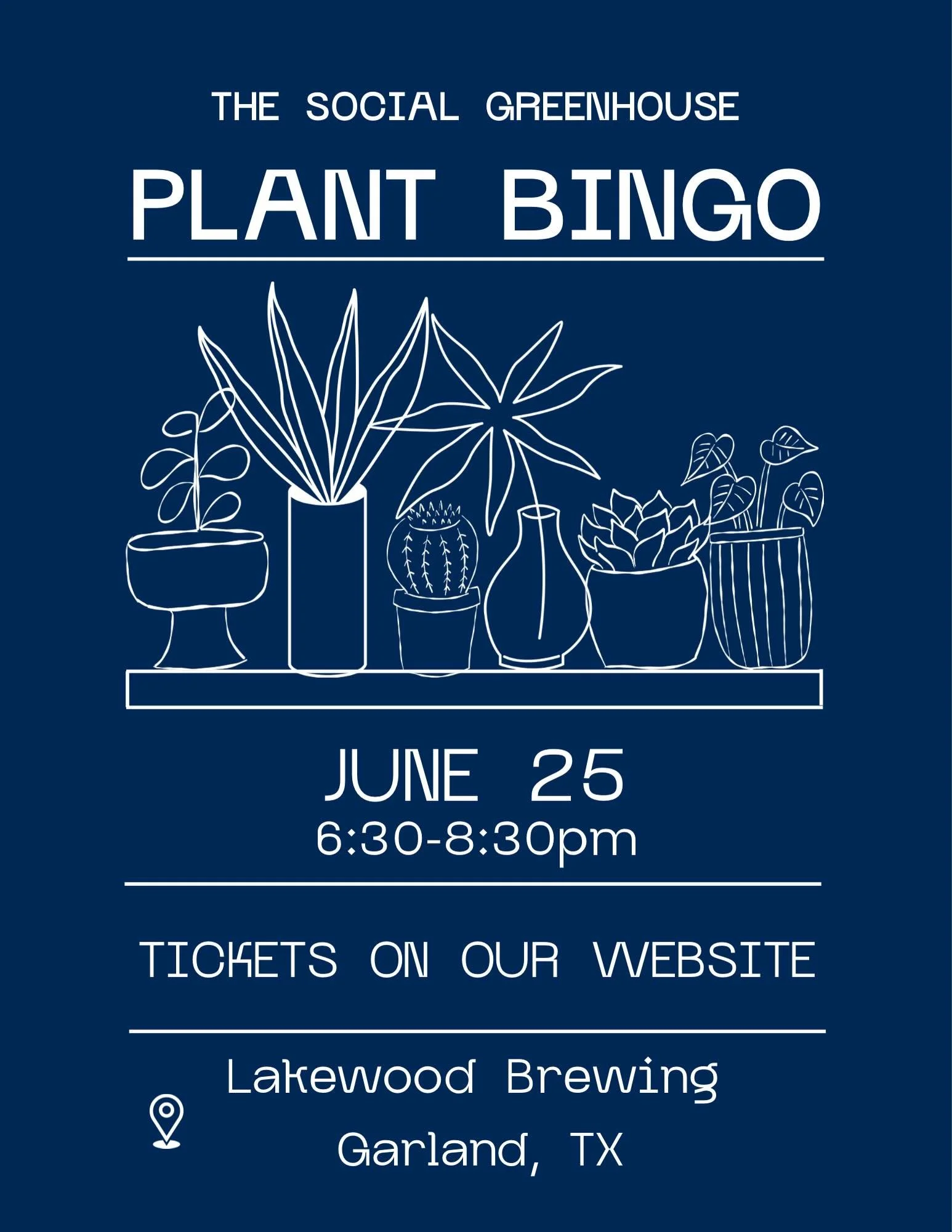 Grab your tickets for plant bingo and come see your favorite plant bingo comedian! Link in bio 🎟️