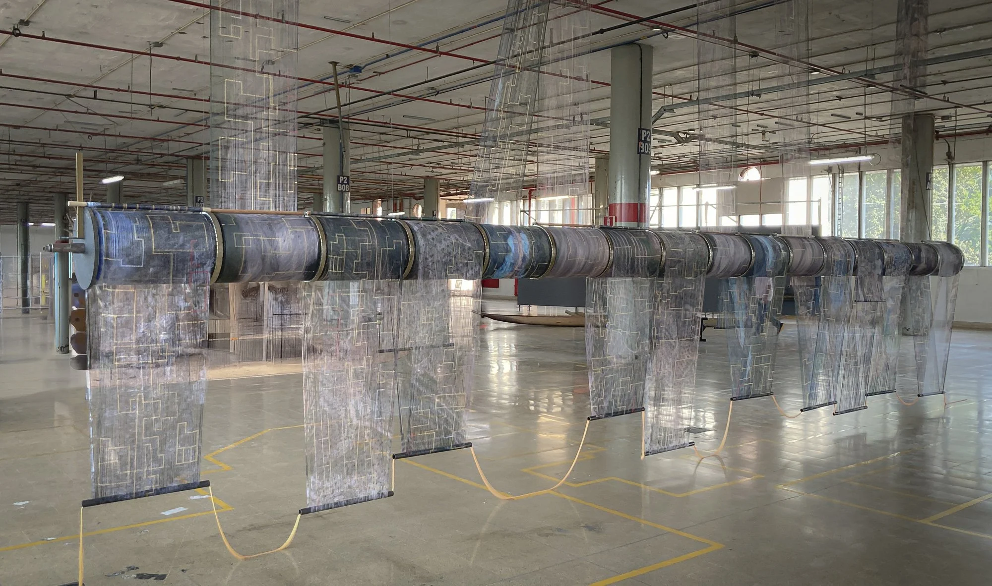 textile installation artwork