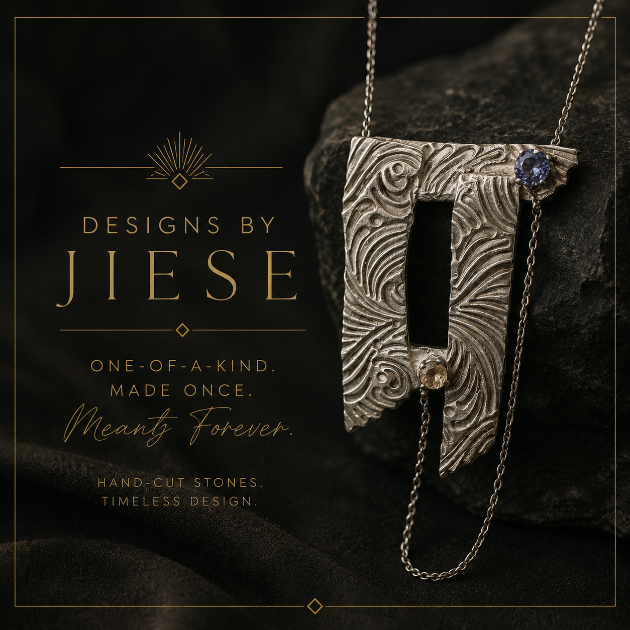 Design a Fine Silver Inlay Pendant