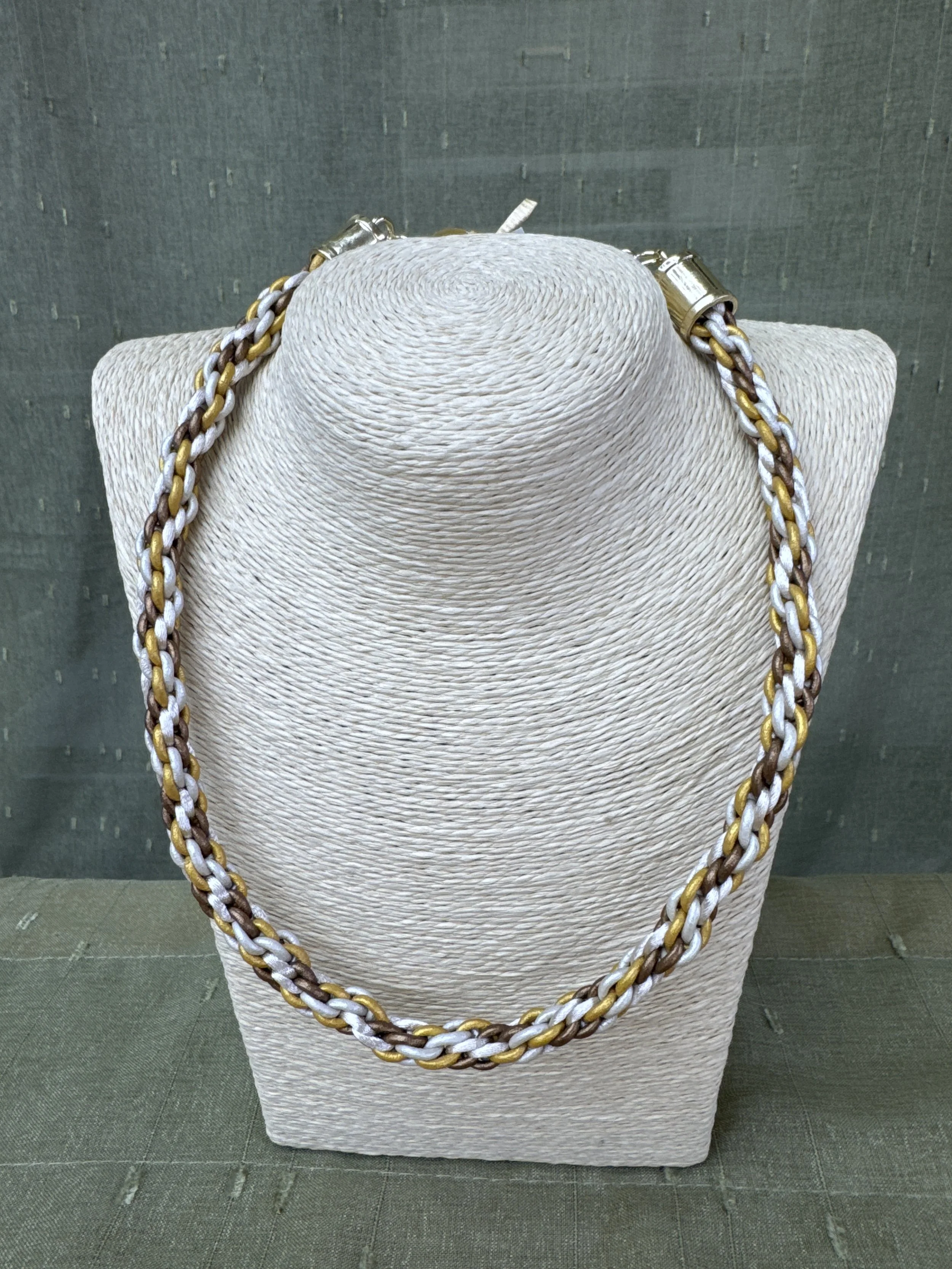 Golden Thread Kumihimo Necklace