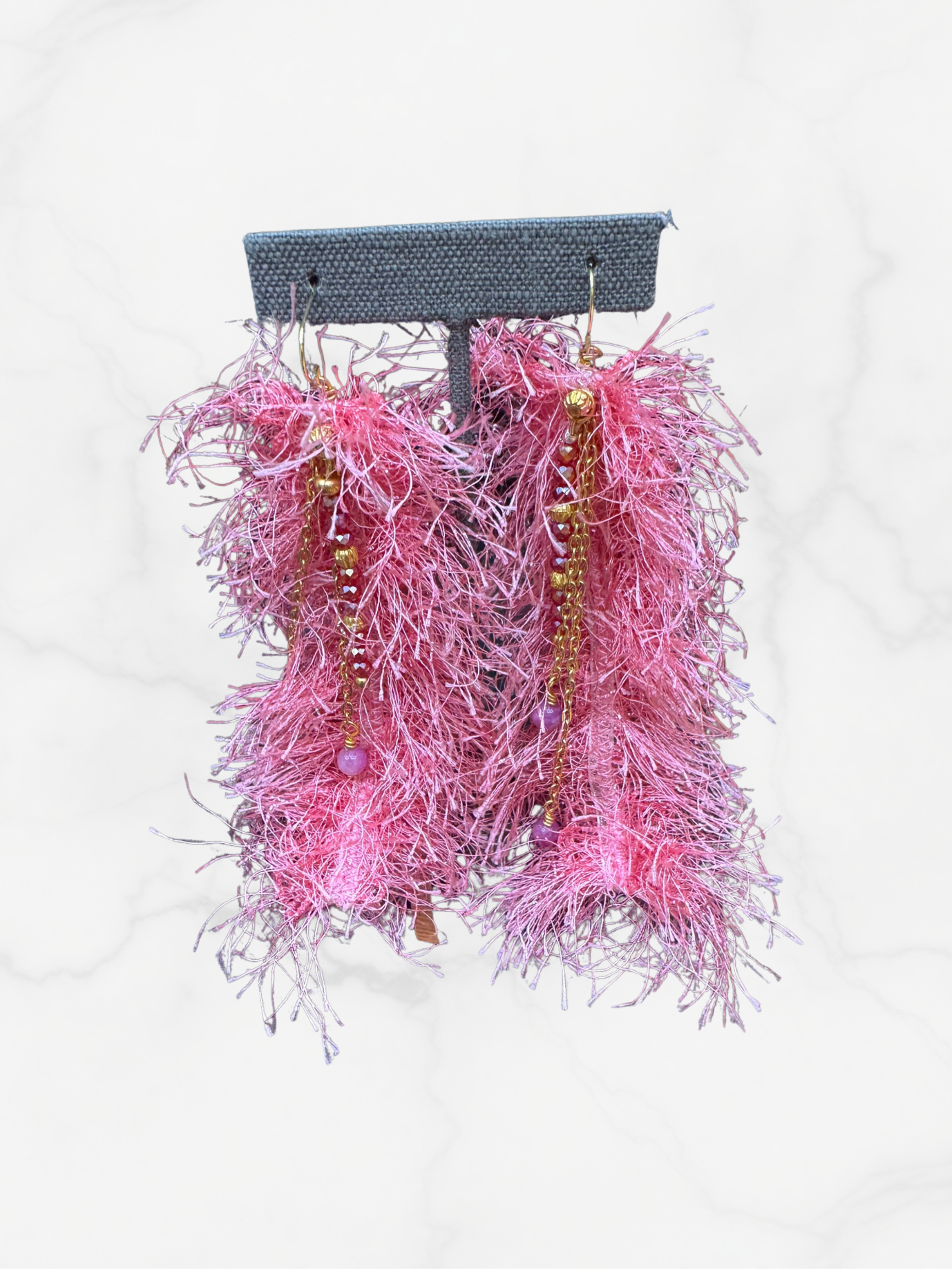 Wild Silk Statement Earrings