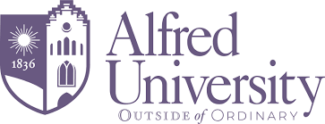 Alfred University logo featuring a shield with the year 1836, and the text 'Alfred University Outside of Ordinary'