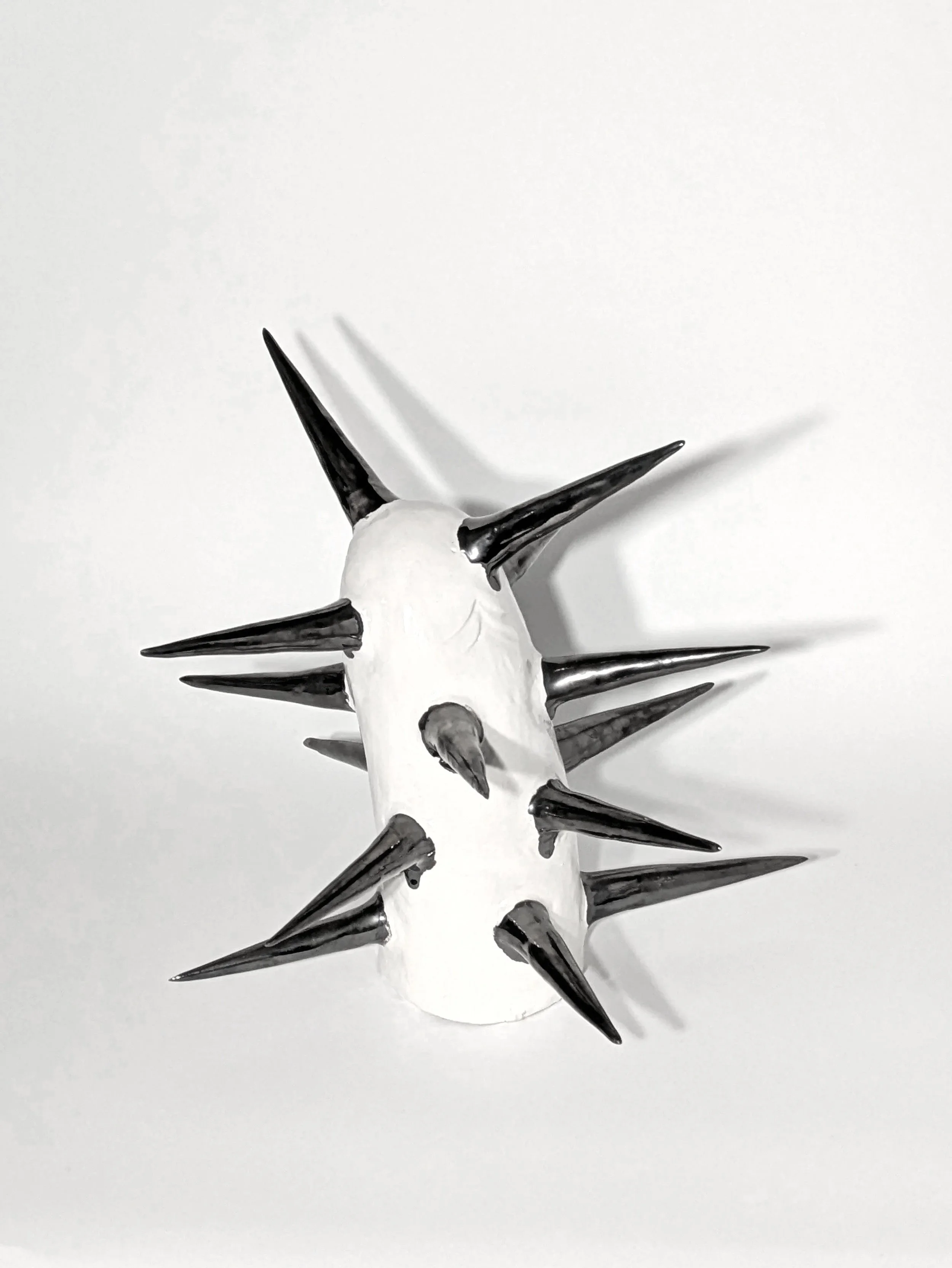 Scultura alternativa, ceramica artistica, home decor, spine.