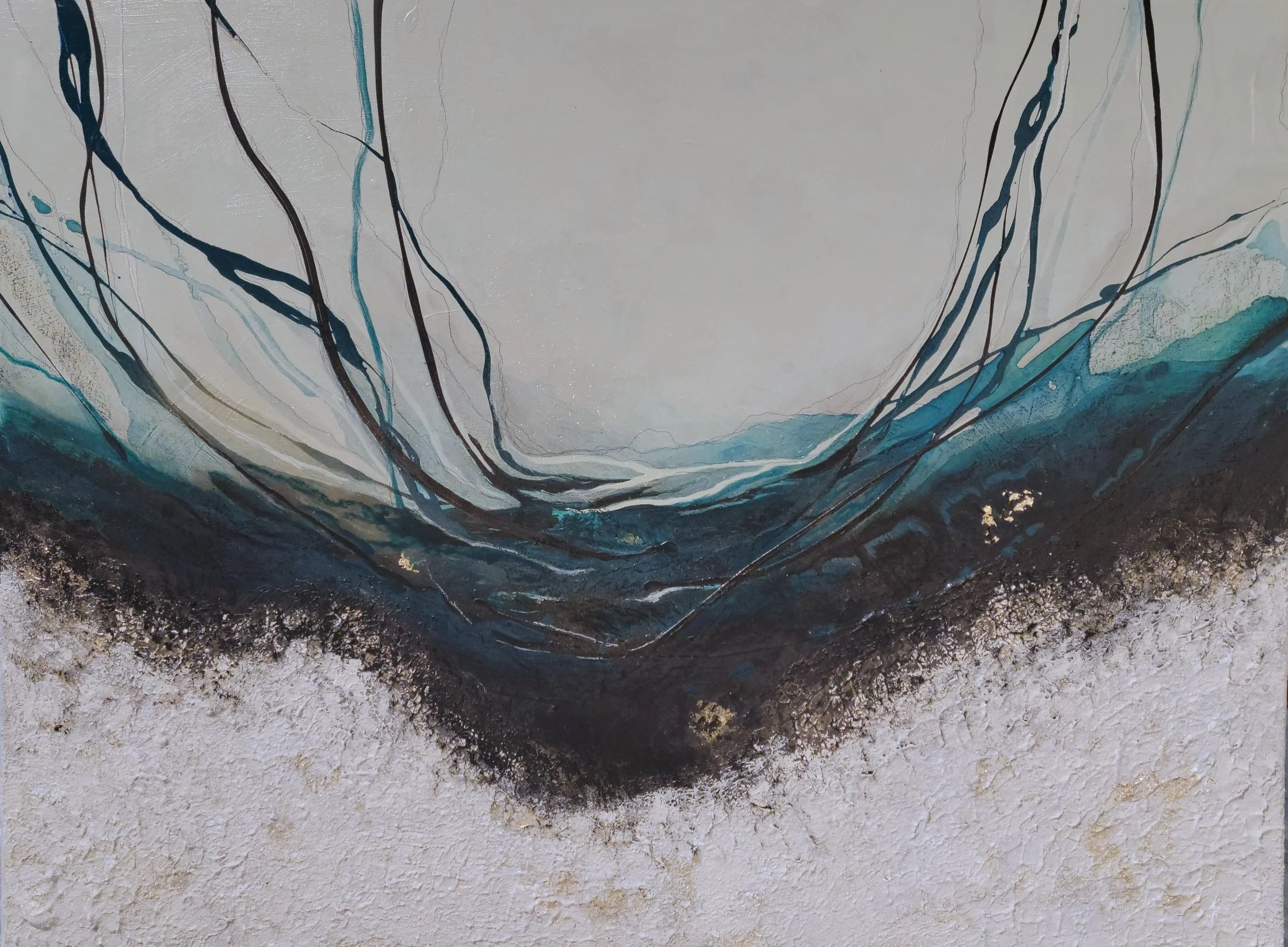 Large Maui Black Shores