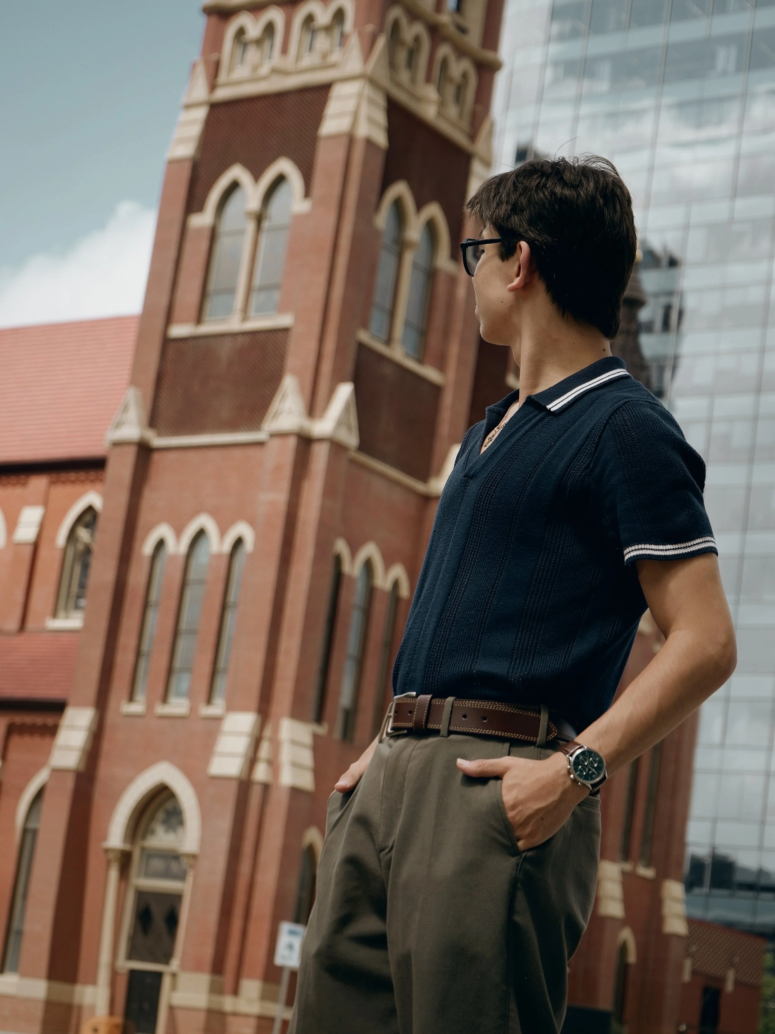 THE RED BRICK CATHEDRAL
BOOK PORTRAITS NOW at www.mtj-media.com
&bull;
Photography by Michael TJ Moore with MTJ Media @michaeltjmedia 
Model: @alemolinaalvarez 
&bull;
#dallasphotographer #cinematicphotographer #photographer #trending #fashion