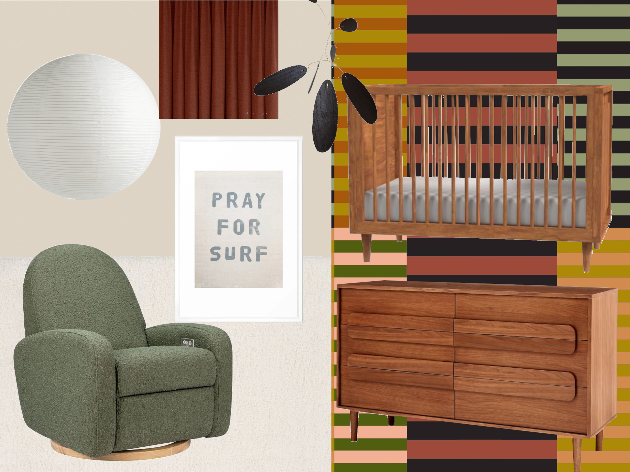 Gender Neutral Virtual Nursery Design