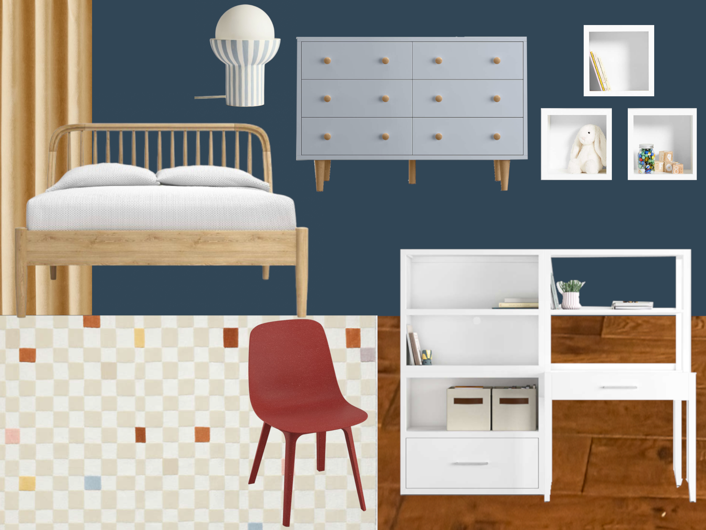 Boy's Room Blue Virtual Design