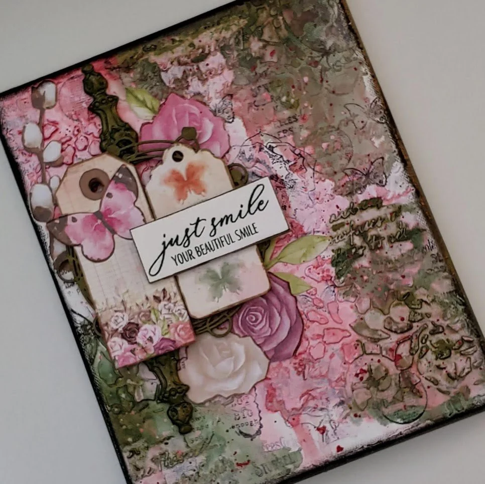 Wrapped Canvas - Just smile...