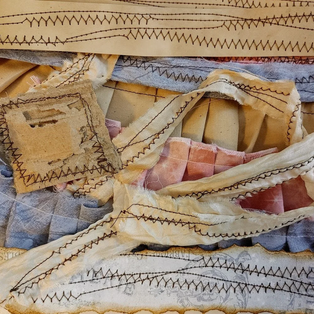 Video – Making Fabric Ruffles & Such – Winter Garden Journal