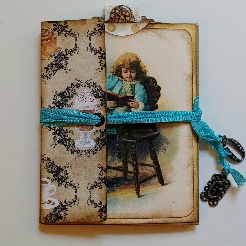 Video – Coffee/Tea Themed Envelope Folio – DT – Rockwell Design Crafts