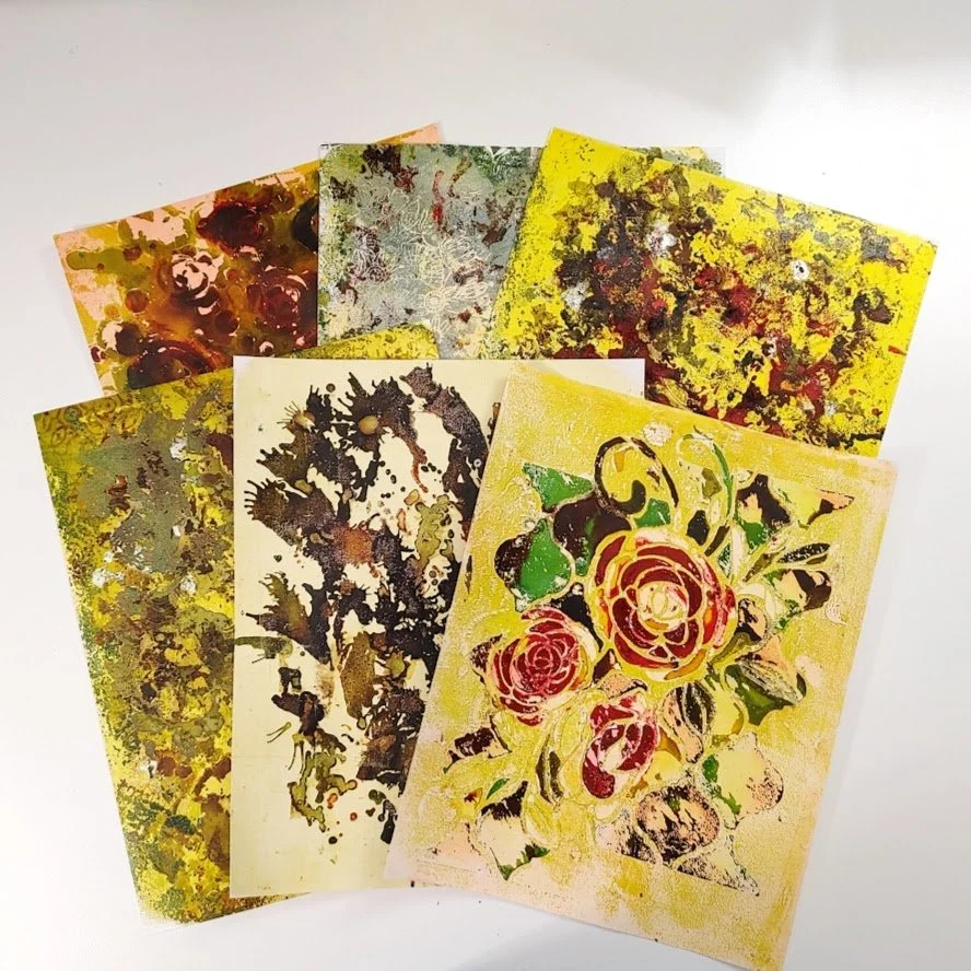 Video - Let's Play with Alcohol Inks, Gelli Plate & Grungy Texture