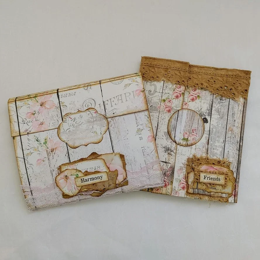 Video - Stuffed Matchbook Style Notebooks - Sweet Rose Journal
