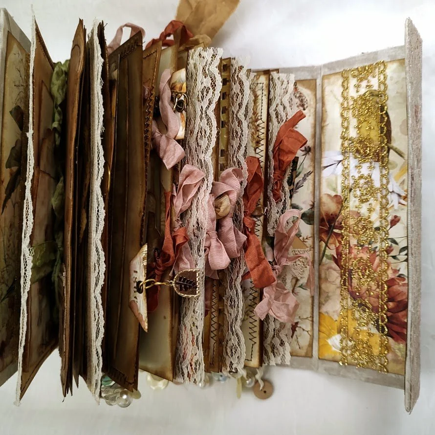 Video - Finishing up Ephemera - Autumn Garden Journal