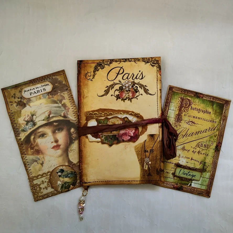 Video - Crash Your TRASH - Ep 18 - Cellophane Crinkle Package - Ephemera - Paris Rose Journal