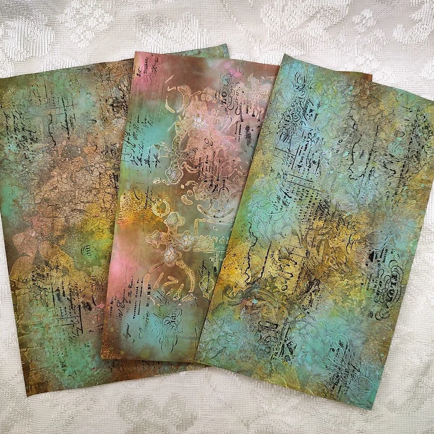 Wrap Around Tags - Mixed Media Style - Part 1 of 2 - Paris Rose Journal