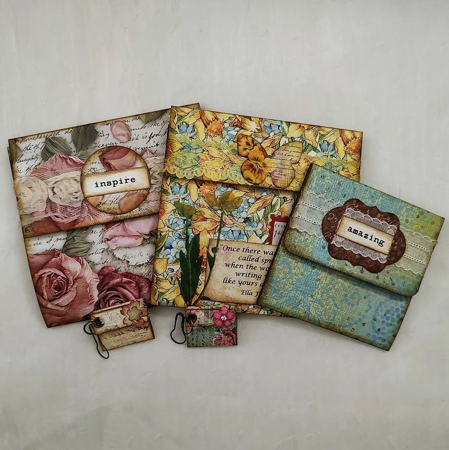 Cute Accordion Pockets - BONUS Miniature/Dangle Size Too - Inspired by @Spunky Misfit Girl