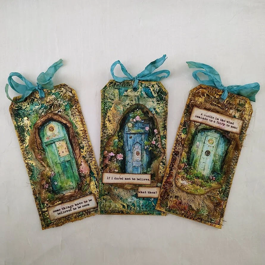 Video - Do you believe in Fairies? I DO! - Mixed Media Fairy Tags _ Fairy Magic Journal