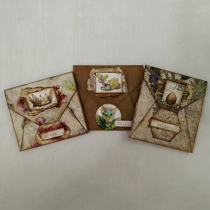 Video - Origami Envelopes - Fairy Magic Journals - Inspired by Get @Nigezza Creates