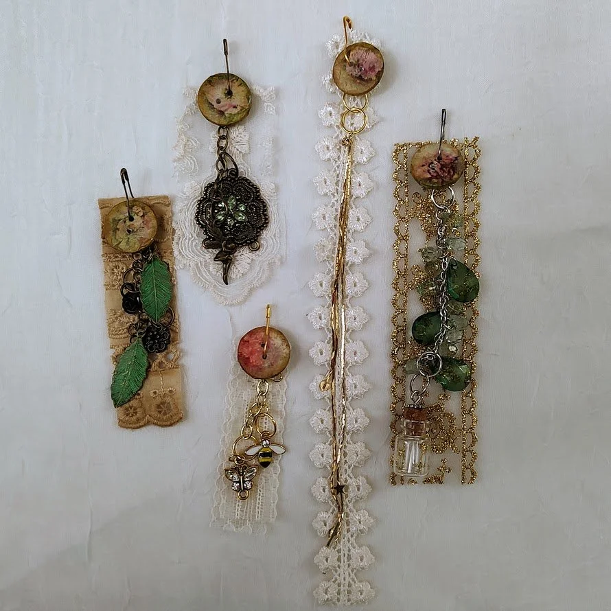 Video - Tissue Paper Covered Buttons w/Dangles